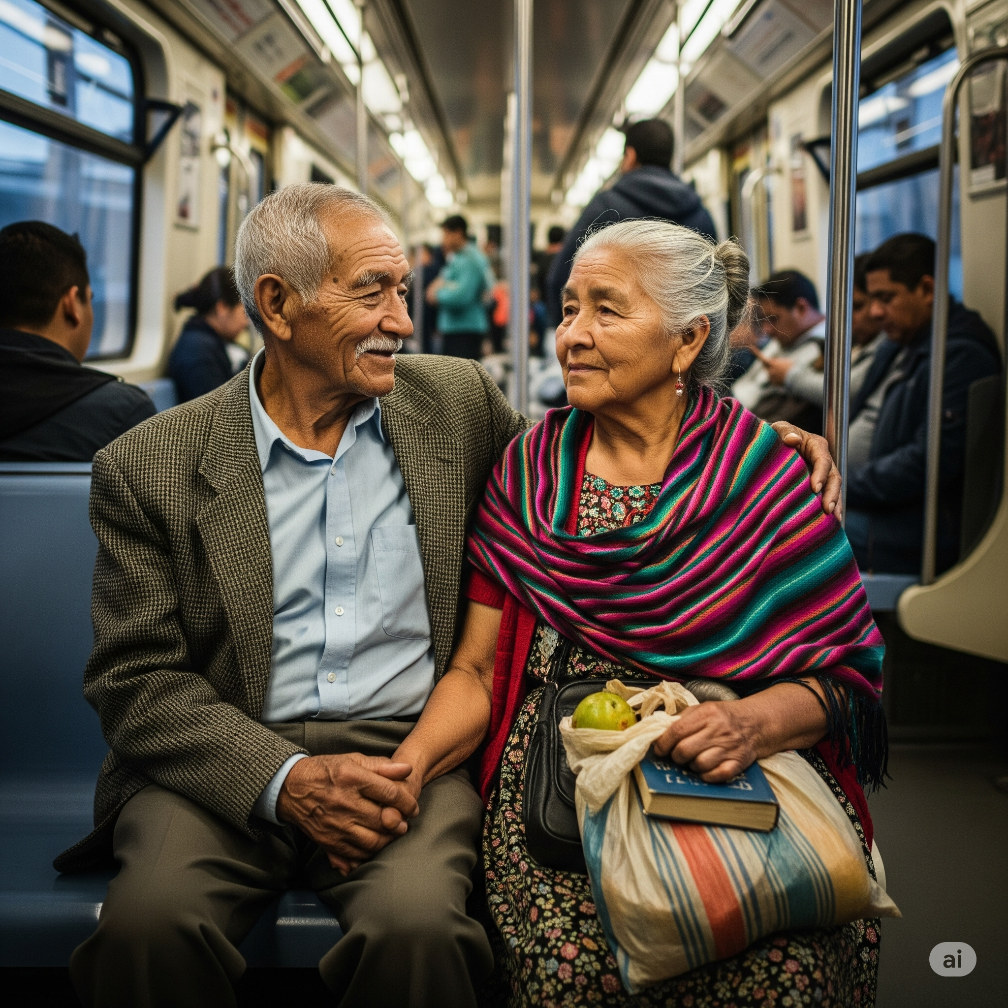 Transporte GRATIS en CDMX Persona adulta mayor recibiendo los beneficios del INAPAM