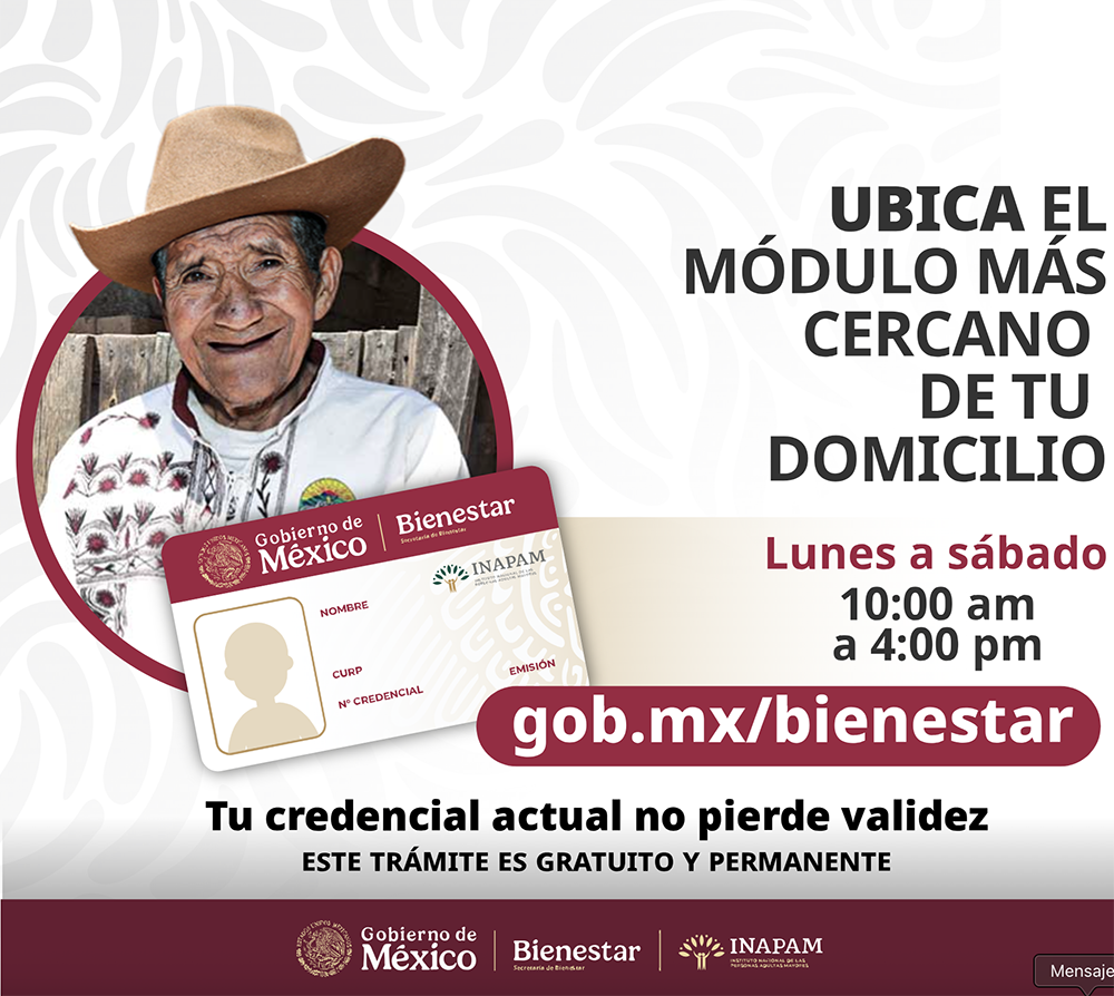 Tramitar tarjeta INAPAM adultos mayores recibiendo su tajeta INAPAM